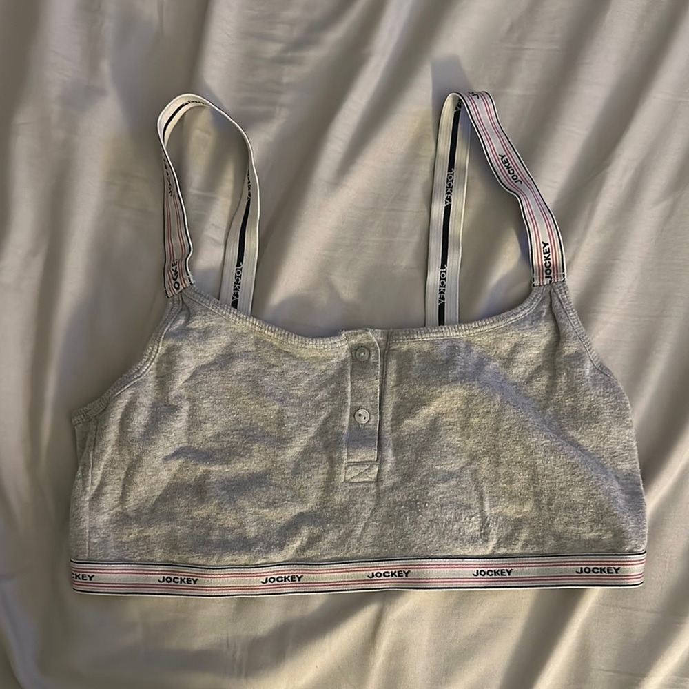 Jockey Gray Comfort Bra Intimates Sleepwear